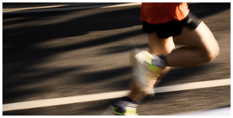 Läuferin beim Sprinttraining